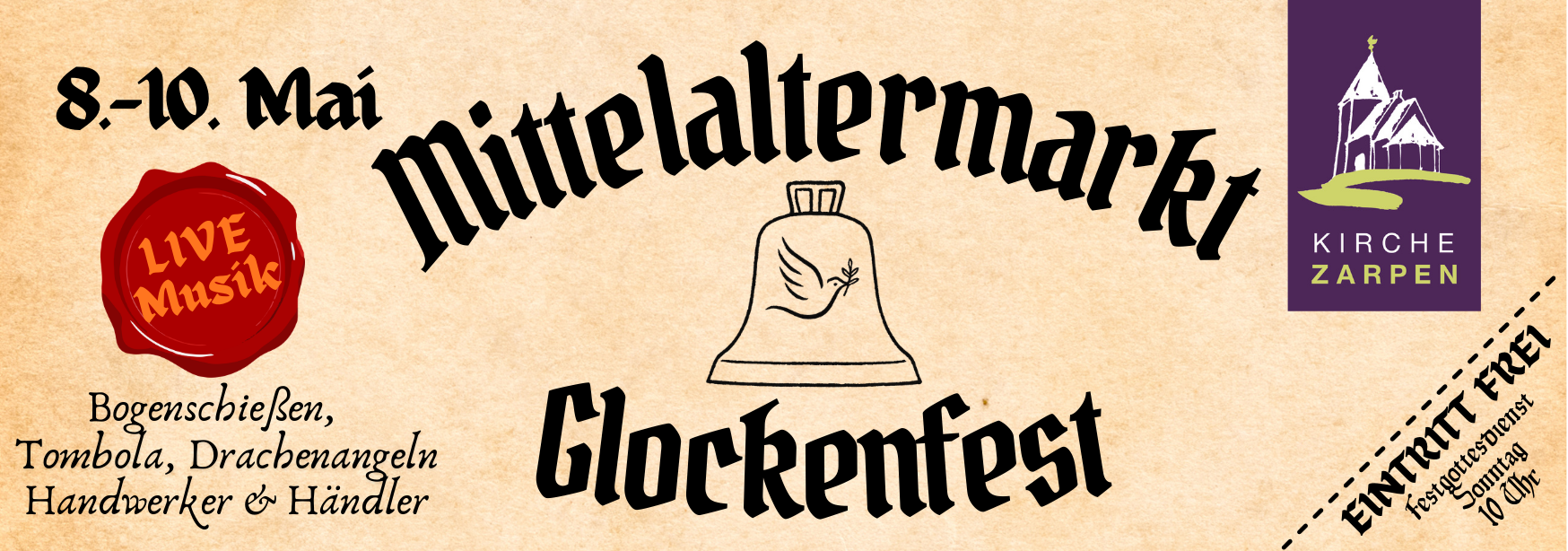 Mittelaltermarkt 8.-10. Mai